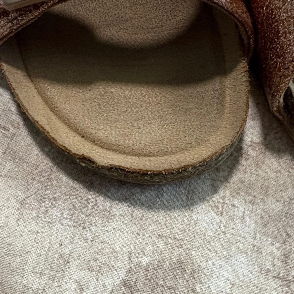 Cat & Jack Sparkly Tan Sandals